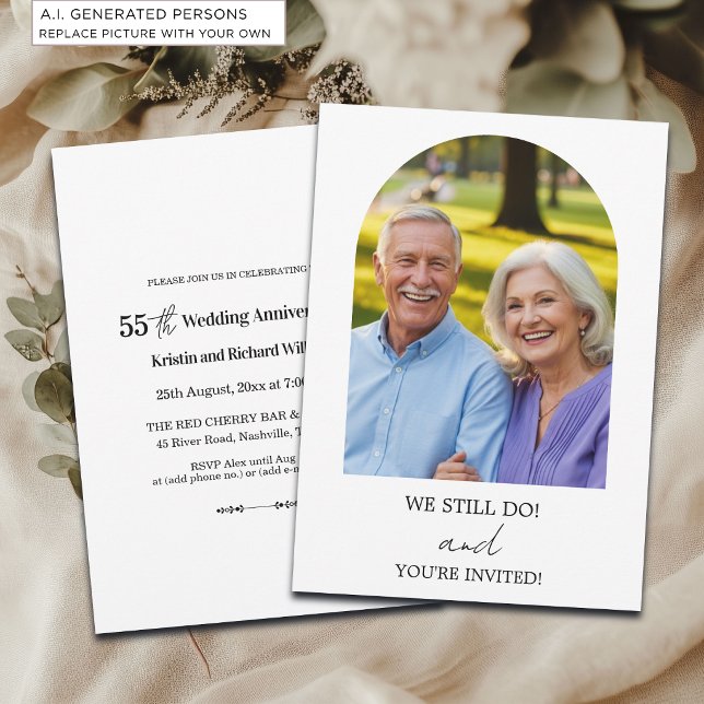Convites Fazemos Ainda Foto de Aniversário de Casamento de  (Criador carregado)