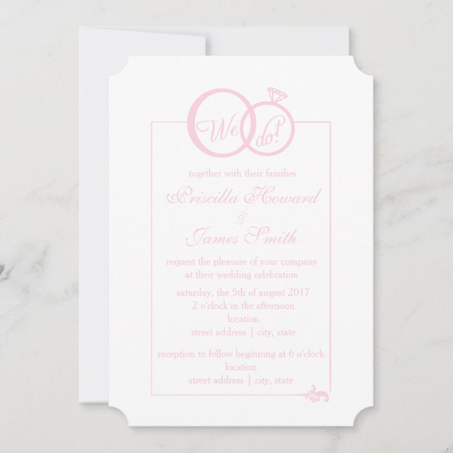 Convites Fazemos Casamento (Frente)