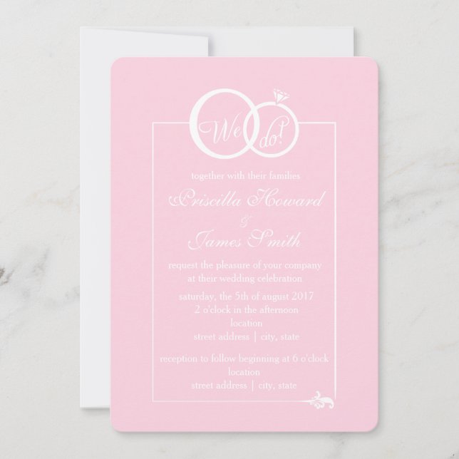 Convites Fazemos Casamento (Frente)