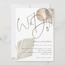 Convites Fazemos Casamento De Boho Pampas Grass