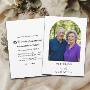 Convites Fazemos Foto de Aniversário de Casamento de 65 ano
