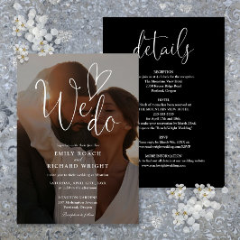Convites Fazemos Foto De Script Elegante Em Um Casamento