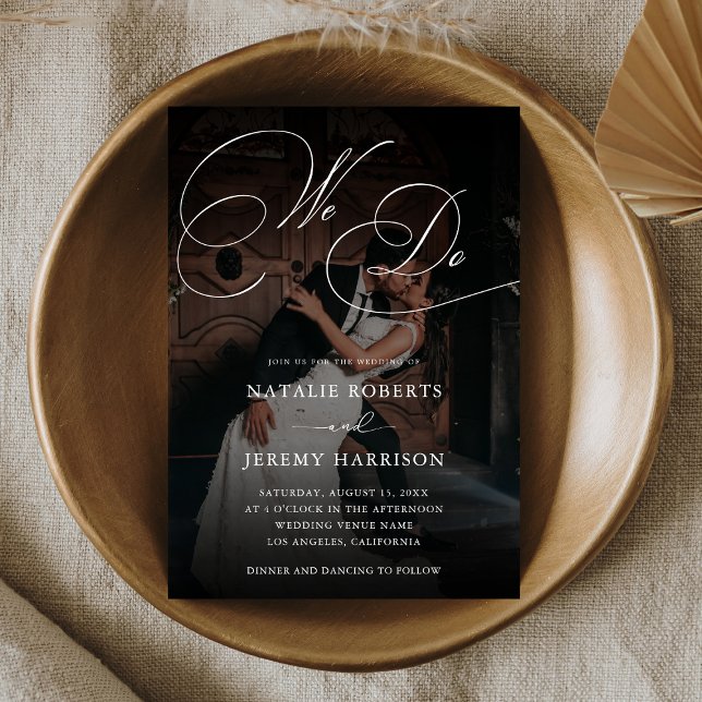 Convites Fazemos Script De Casamento De Código QR De Foto E (Criador carregado)