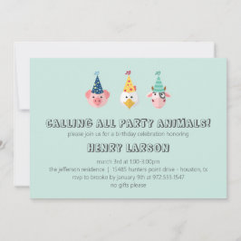 Convites Fazenda de festas de galeria Aniversário de crianç