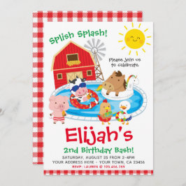 Convites Fazenda, Piscina