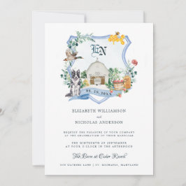Convites Fazenda Rustic Country | Barn Wedding Crest