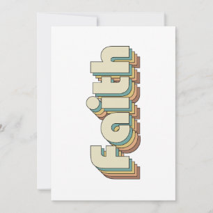 Convites Fé Bauhaus Vibrações Cristãs Inspiradoras