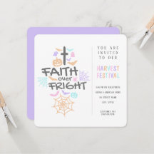 Fé do Halloween Cristão Bonito Sobre o Medo