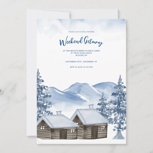 Convites Febre da cabina (Frente)