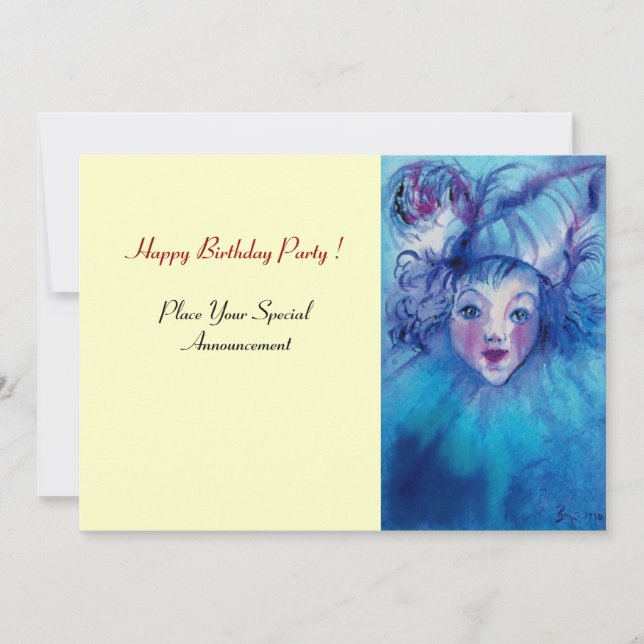 CONVITES FECHADO EM AZUL (Frente)