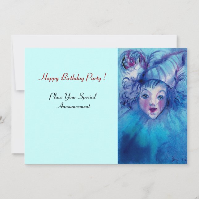 CONVITES FECHADO EM AZUL (Frente)