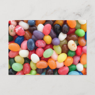 Convites Feijões de geléia do fundo do Jellybean da pásc