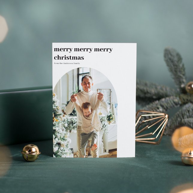 Convites Feira de Fotografias Mínima Moderna Feliz Natal (Criador carregado)