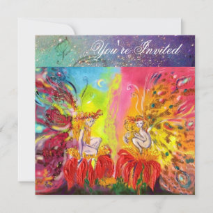 Convites FEIRAS DE DAWN, Mágico e Dourado Sparkles