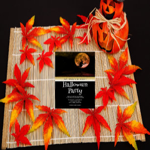 Convites Feiticeira da Lua de Fantasia Gótica do Festa das