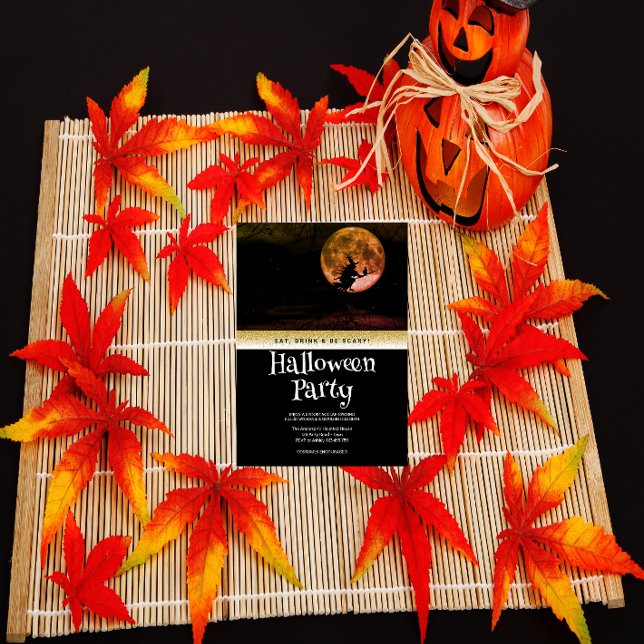 Convites Feiticeira da Lua de Fantasia Gótica do Festa das  (Criador carregado)