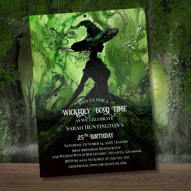 Convites Feiticeira Pintada Muito Boa Qualquer Festa de ani (Criador carregado)