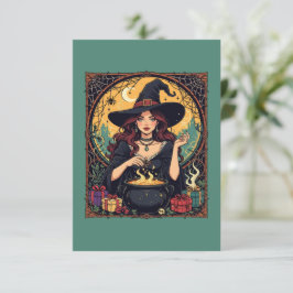 Convites Feiticeira Que Encantava Com Aranhas