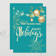 Félicias festas moderno verde Natal 