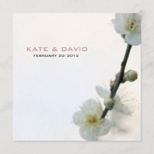 Convites Felicidade da Primavera/Flora Personalizada para C