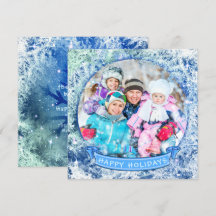 FELICIDADE DO Globo de Neve Inverno Foto de FÉRIAS