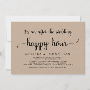Convites Felicidade Eterna Após Casamento Fuga Hora Feliz