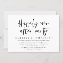 Convites Felicidade Eterna Depois do Casamento Informal Fes