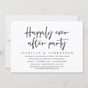 Convites Felicidade Eterna Depois do Casamento Informal Fes