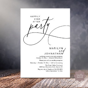 Convites Felicidade Eterna Jantar de Casamento Moderno e El