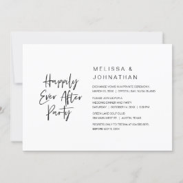 Convites Felicidade Eterna, Jantar de Festa de Casamento às
