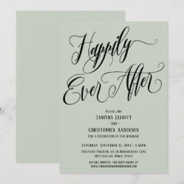 Convites Felicidade para Sempre Roteiro Elaborado Verde Sag