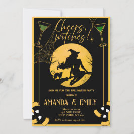 Convites Felicidades, Bruxas, Festa Noturna das Meninas