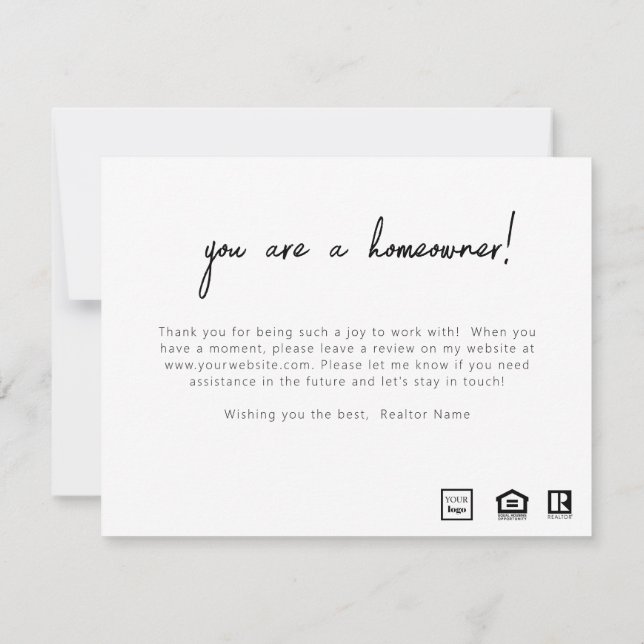 Convites Felicita o Posto do proprietário pela placa de fec (Verso)