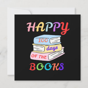 CONVITES FELIZ 100 DIAS DO PRIMEIRO DIA DE AULA DOS LIVROS