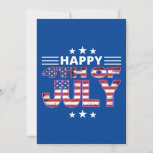 Convites feliz 4 de julho