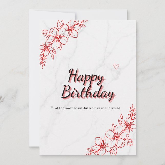 Convites Feliz aniversário (Frente)