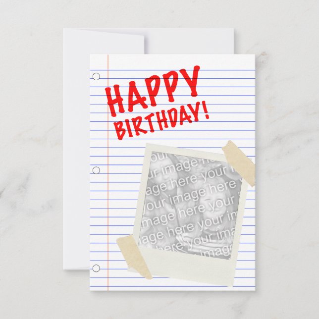 Convites feliz aniversário (Frente)