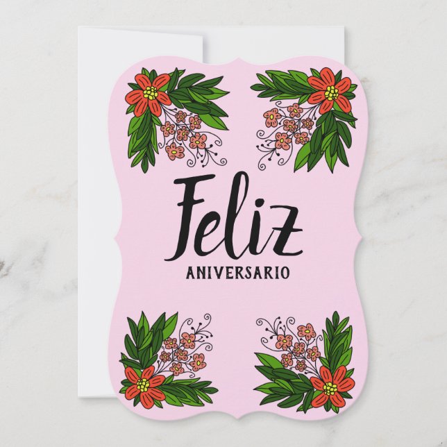 Convites Feliz aniversario (Frente)