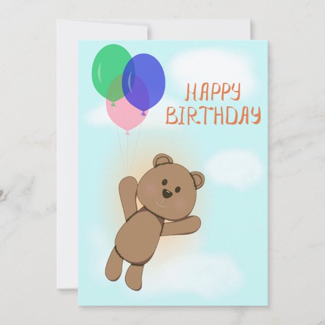 Convites Feliz aniversário (Frente)