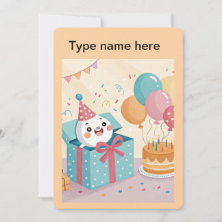 Convites Feliz aniversário!