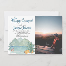 Convites Feliz Aniversário da Foto de Camper Russe