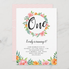 Convites Feliz Aniversário das Flores