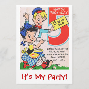 Convites Feliz Aniversário de 5 Anos