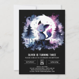 Convites Feliz Aniversário de Gato Doce