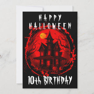 CONVITES FELIZ ANIVERSÁRIO DE HALLOWEEN FESTA PERSONALIZADA