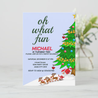 Convites Feliz aniversário de Natal