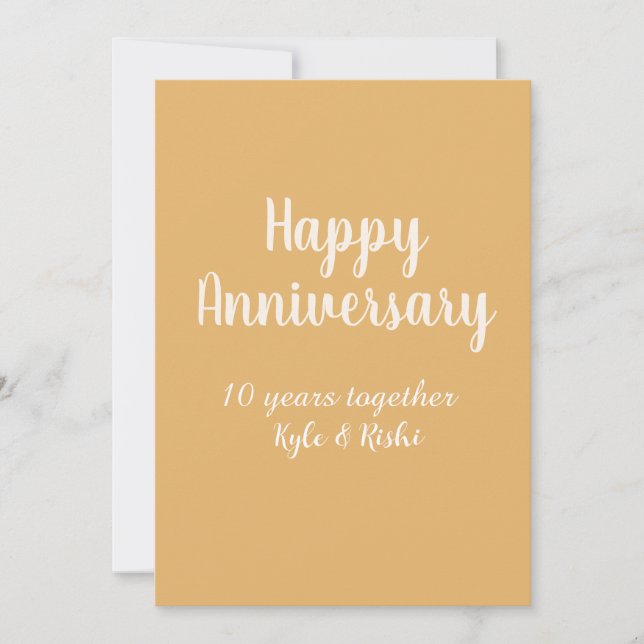 Convites Feliz aniversário dourado branco 10 anos nome data (Frente)