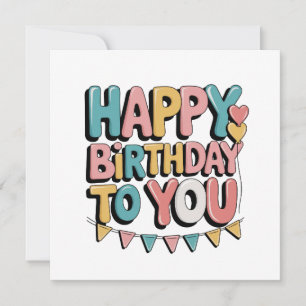 Convites Feliz Aniversário Espumante