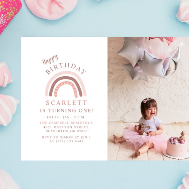 Convites Feliz Aniversário Foto Personalizada Festa para Me (Criador carregado)