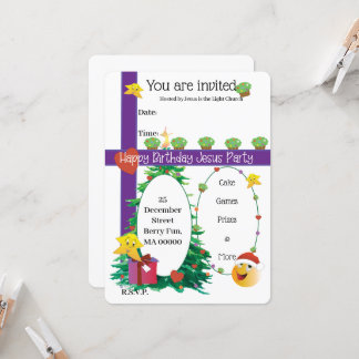 Convites Feliz Aniversário, Jesus